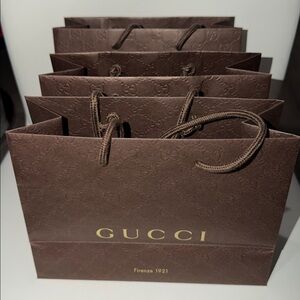 Bundle 3 GUCCI Auth. EMPTY Paper Shopping BAG